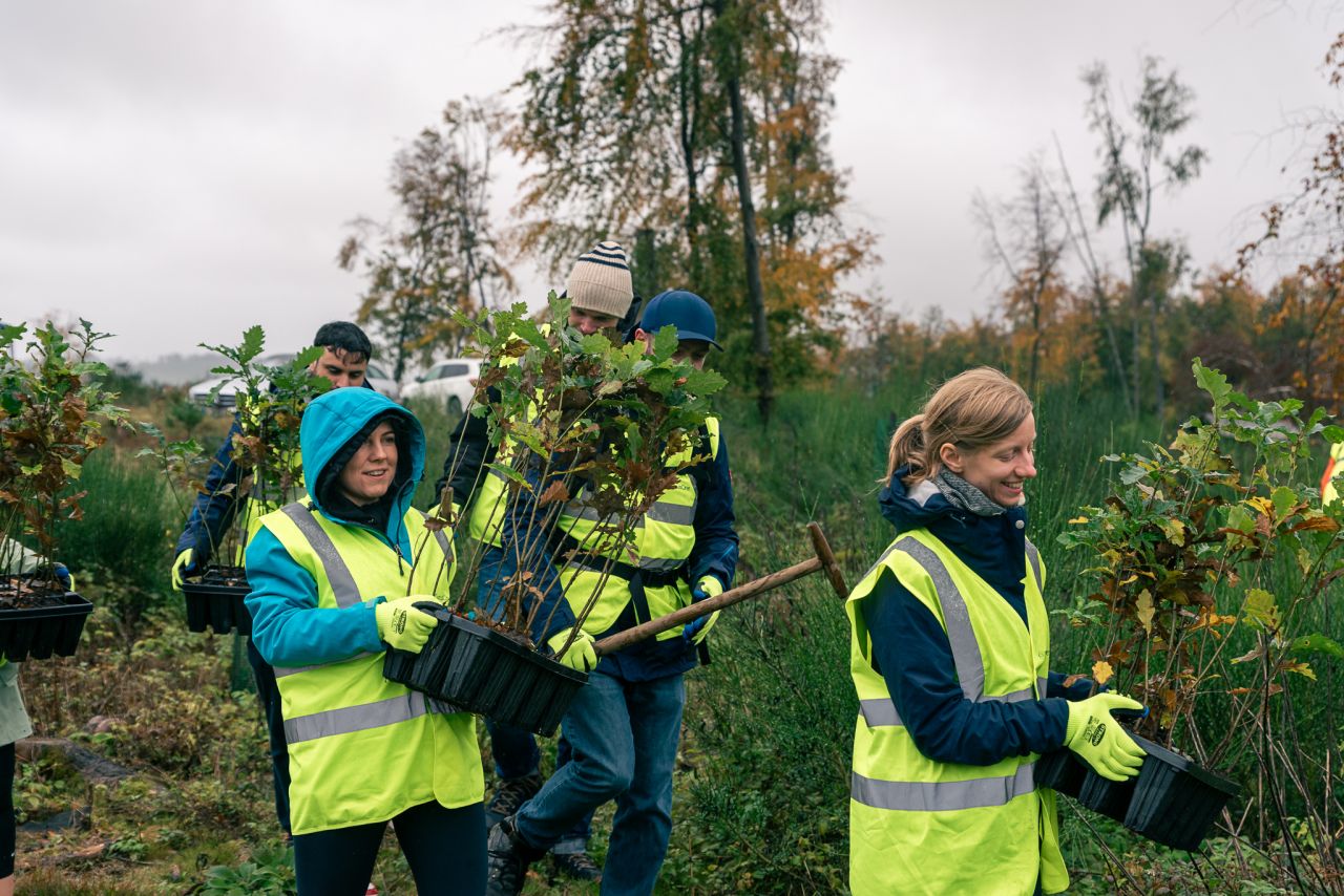 CyrusOne Employees Celebrate Earth Day